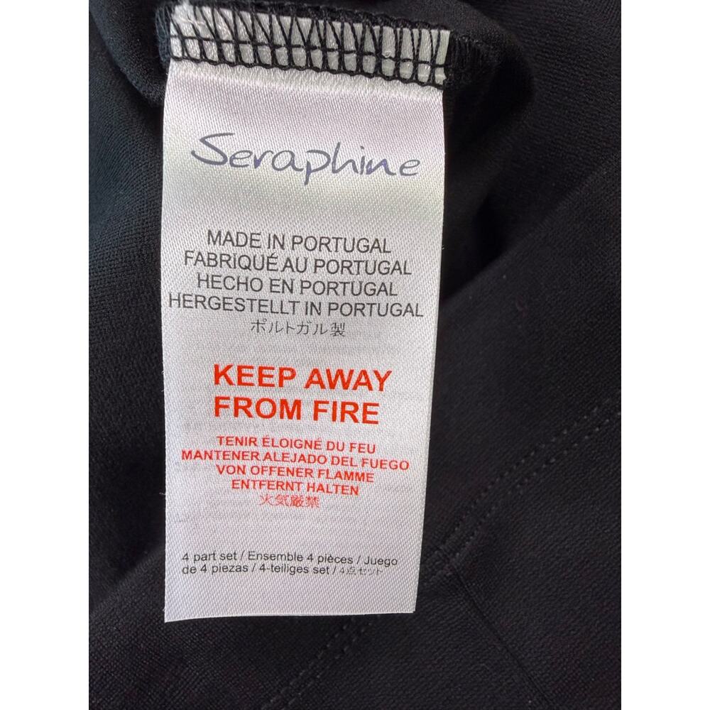 NWT Seraphine Maternity Body Con Jersey Stretch Midi Skirt Black Size Small - Picture 11 of 13